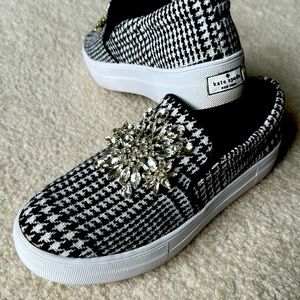 ♠️ Kate Spade Gizelle Embellished Sneakers Sz 7.5